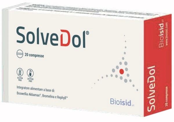 Solvedol Bromelina + Boswellia – 20 comprimidos