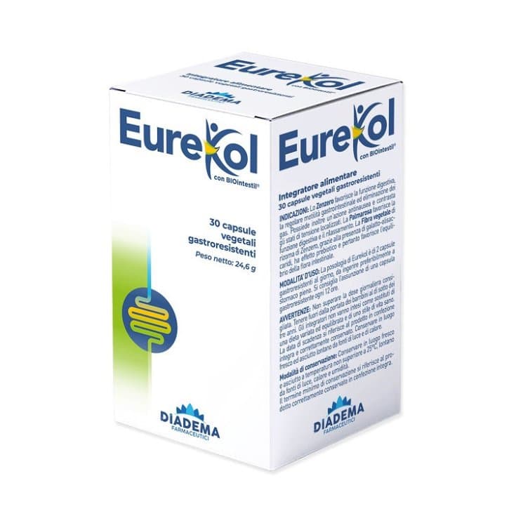 Eurekol Jengibre – 30 cápsulas gastrorresistentes