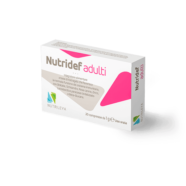 Beta-glucano 210 mg + Zinc – 20 comprimidos complemento alimenticio | Nutridef Adulti