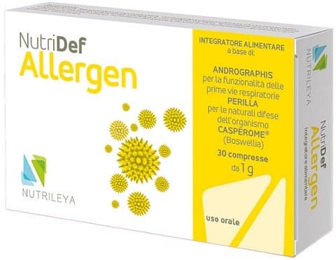 Perilla + Andrographis + Incienso (Boswellia) – 30 comprimidos | Nutridef Allergen