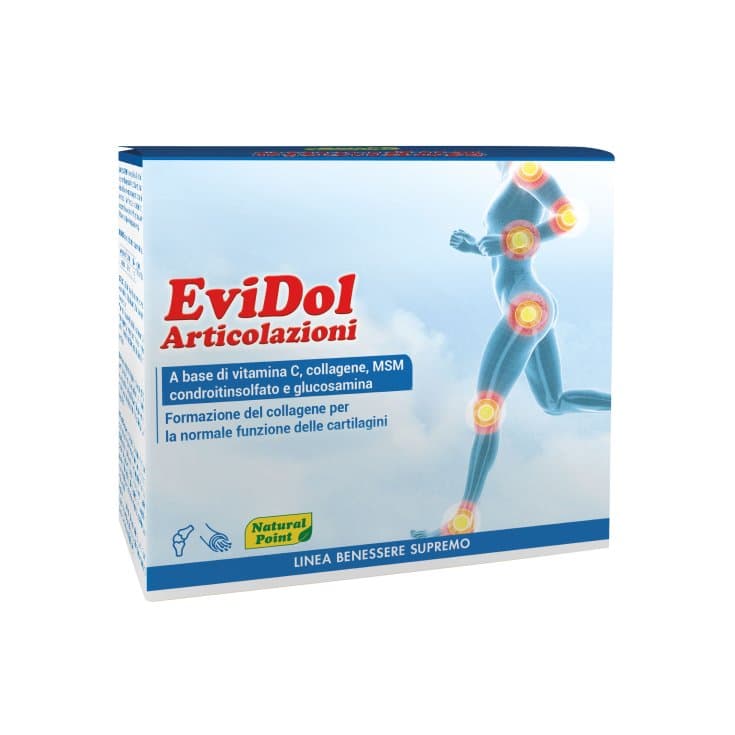 Colágeno 5.000 mg + Vitamina C – 30 sobres Articulaciones | Evidol Articulaciones