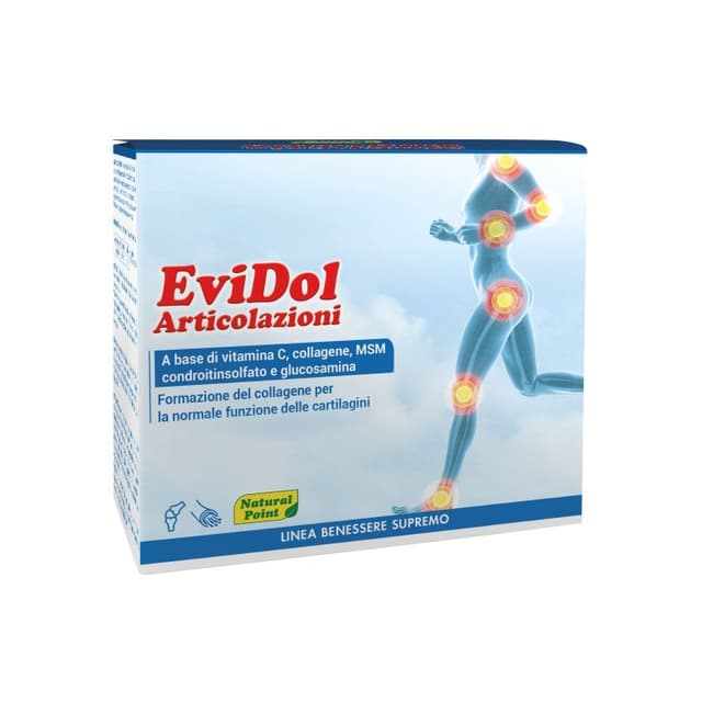 Colágeno 5.000 mg + Vitamina C – 30 sobres Articulaciones | Evidol Articulaciones
