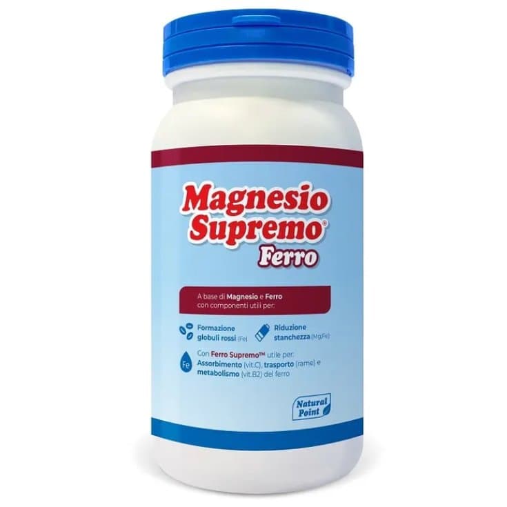 Magnesio Supremo Hierro – 150 g polvo Magnesio y Hierro | Natural Point