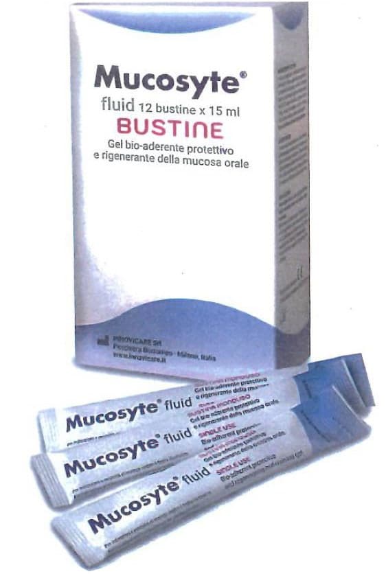 Mucosyte Fluid Enjuague Bucal – 12 sobres de 15 ml