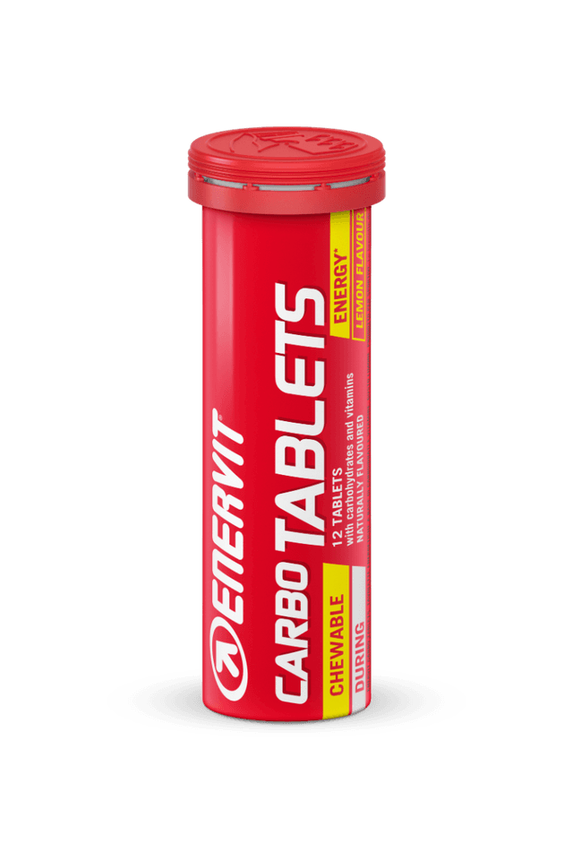 Enervit GT Carbohidratos + Magnesio y Vitaminas – 12 comprimidos masticables