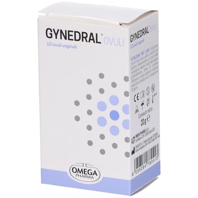 Gynedral – Óvulos vaginales, 10 unidades