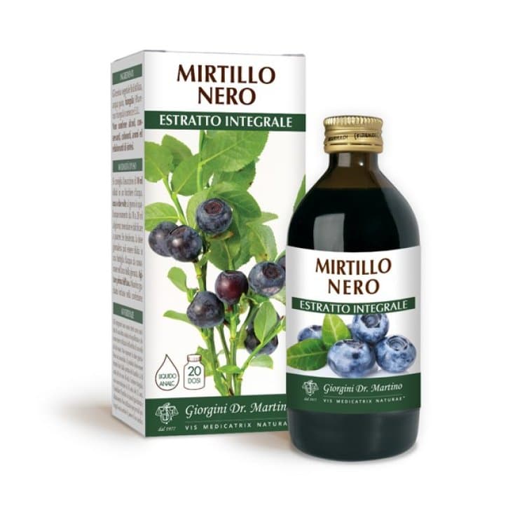 Mirtillo Nero Extracto Completo – 200 ml | Dr. Giorgini