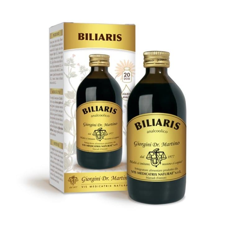 Biliaris Liquid sin alcohol – 200 ml | Dr. Giorgini