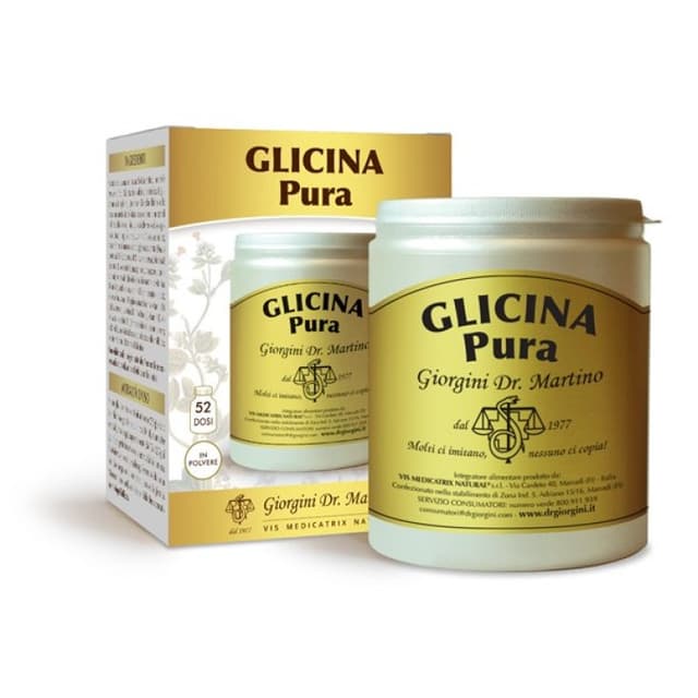 Glicina Pura – Polvo soluble 250 g | Dr. Giorgini