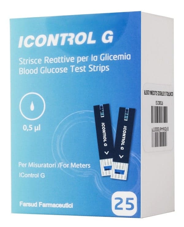 iControl G Tiras reactivas de glucosa – 25 unidades