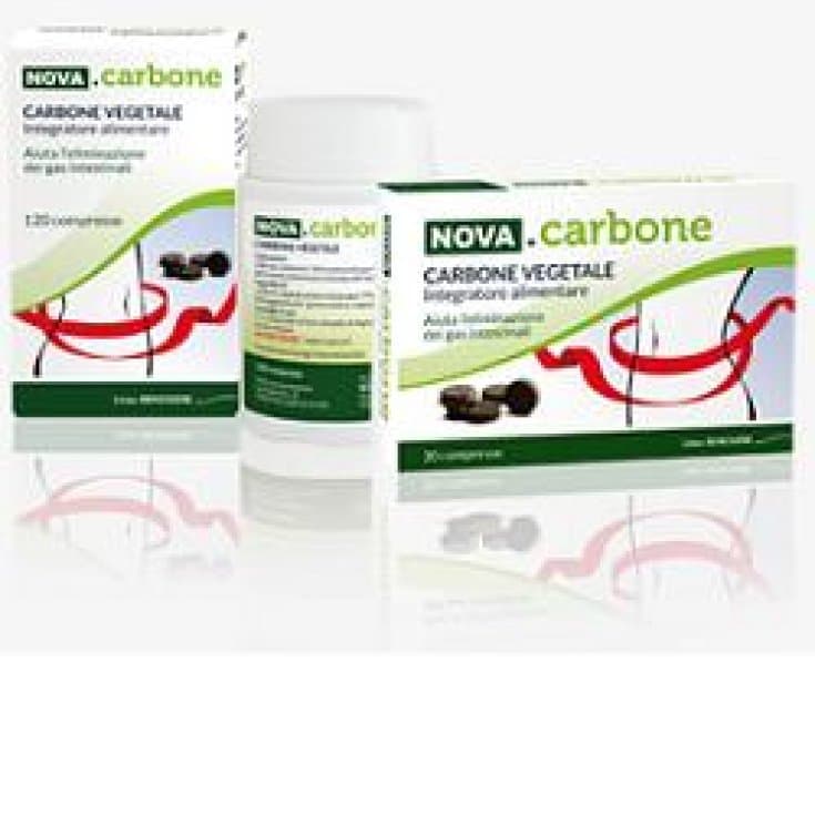 Carbón activado Nova – 120 comprimidos
