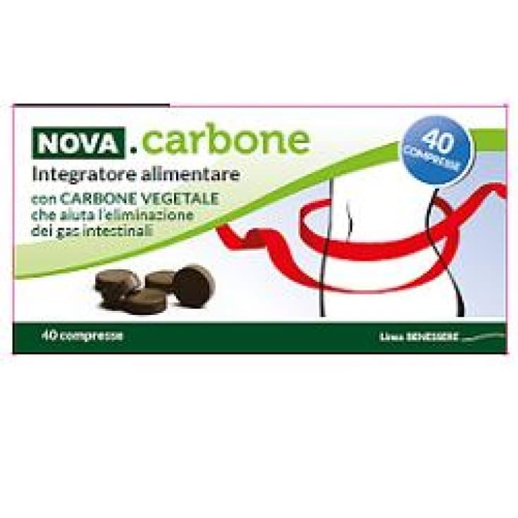 Carbón activado Nova – 40 comprimidos