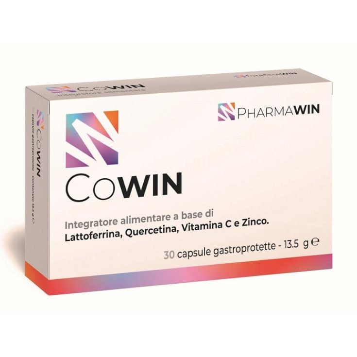 COWIN Lactoferrina 200 mg + Quercetina – 30 cápsulas