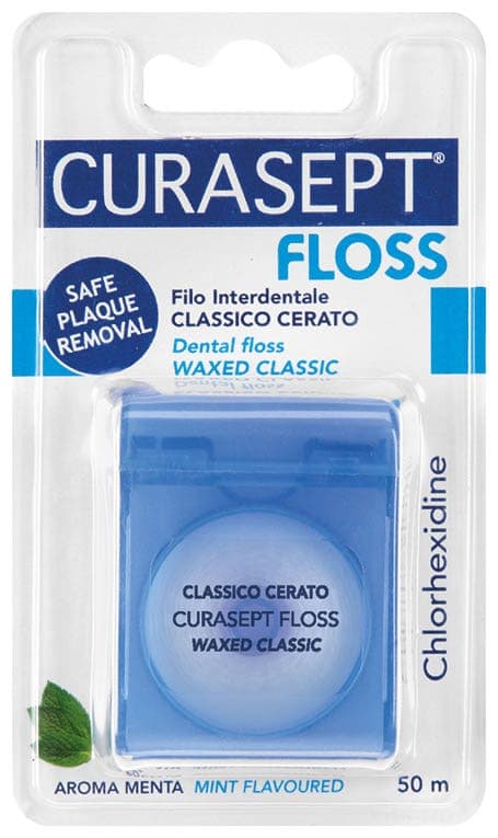 Curasept Klassik Floss – Hilo dental con clorhexidina