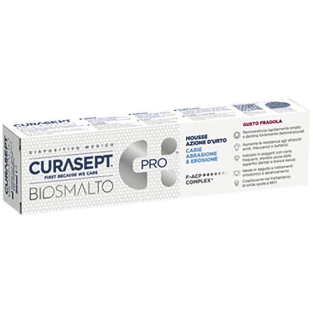 Curasept Biosmalto Mousse Fresa – Espuma dental