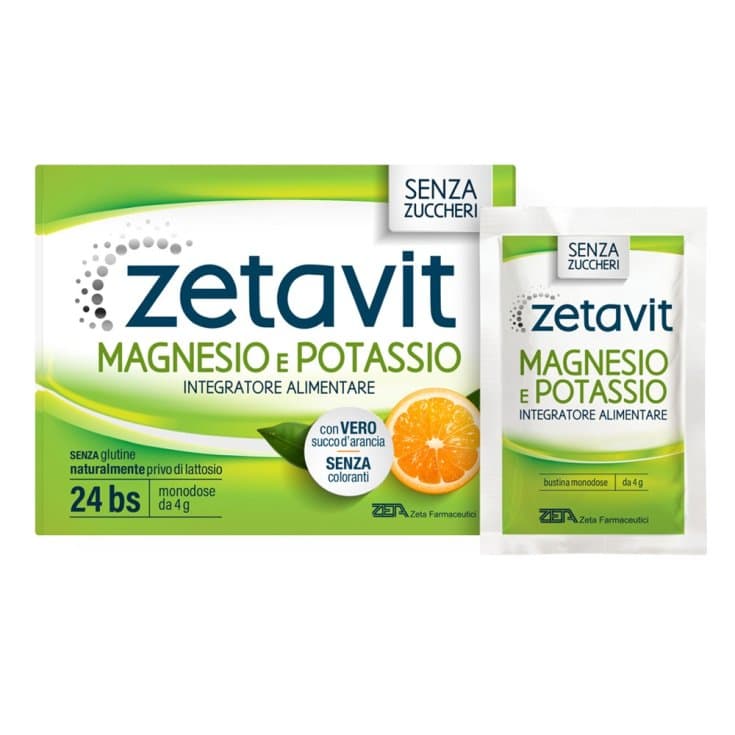 Zetavit Magnesio Potasio Sin Azúcar – 24 sobres