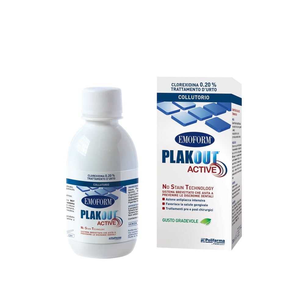 Plak Out Active Clorhexidina 0,20% – Enjuague bucal