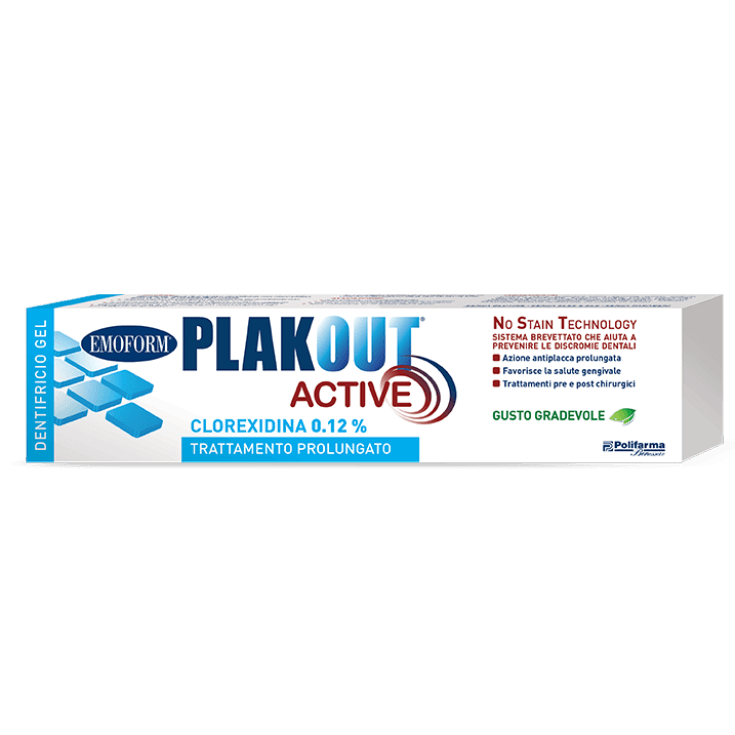 Plak Out Active Pasta Dental con Clorhexidina 0,12%