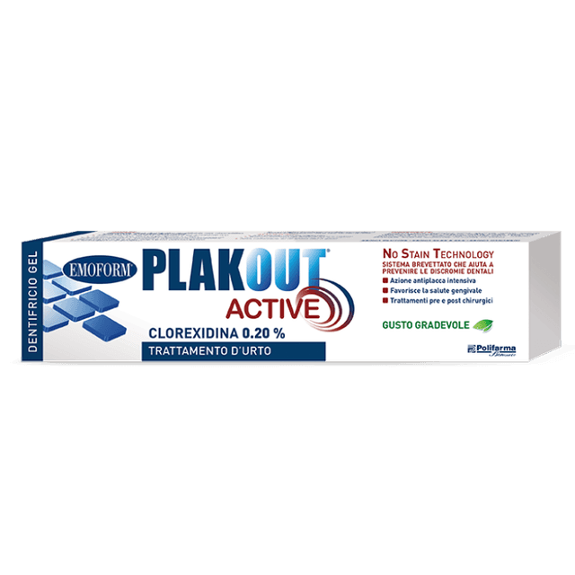 Plak Out Active Pasta Dental 0,20% – Tubo