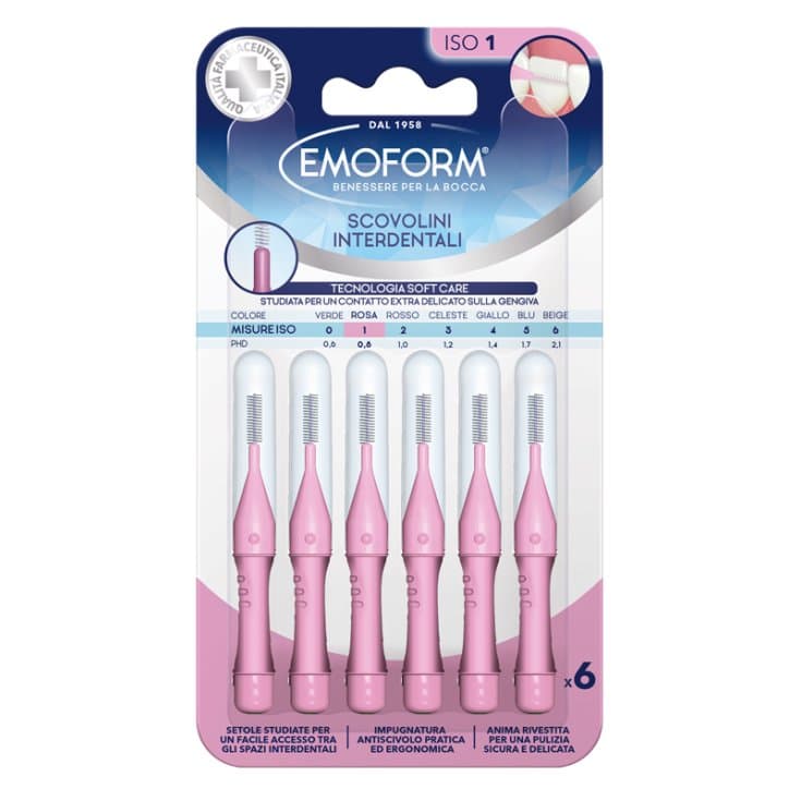 Emoform Cepillo Interdental ISO 1 – Rosa