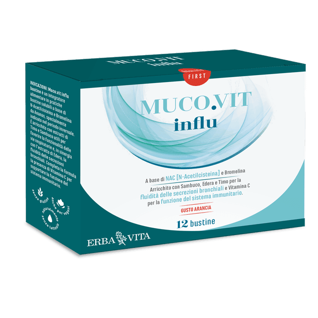 N-Acetilcisteína 600 mg + Vitamina C – 12 sobres | Mucovit Flu