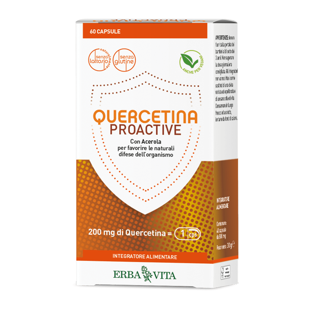 Quercetina Proactive – 60 cápsulas | Erba Vita