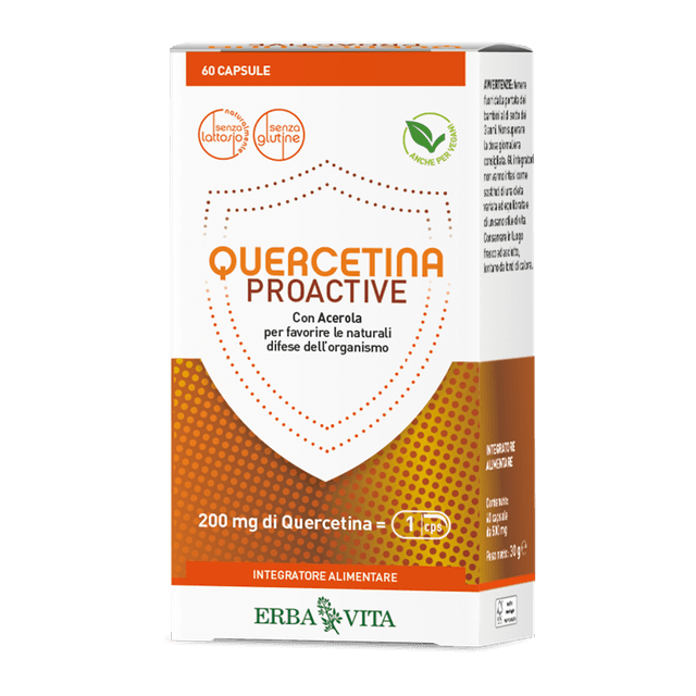 Quercetina Proactive – 60 cápsulas | Erba Vita