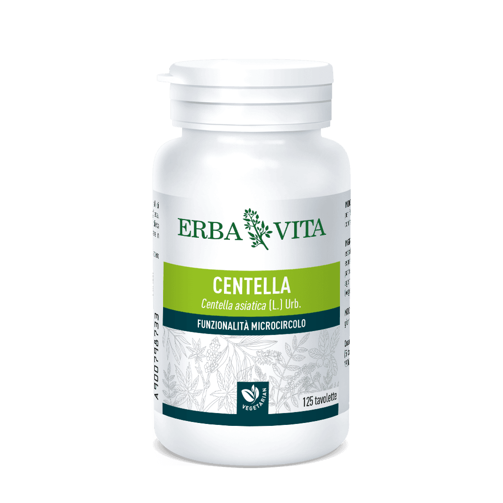 Centella Asiatica – 125 comprimidos de 400 mg | Erba Vita