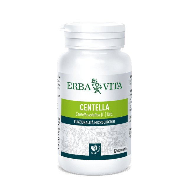 Centella Asiatica – 125 comprimidos de 400 mg | Erba Vita