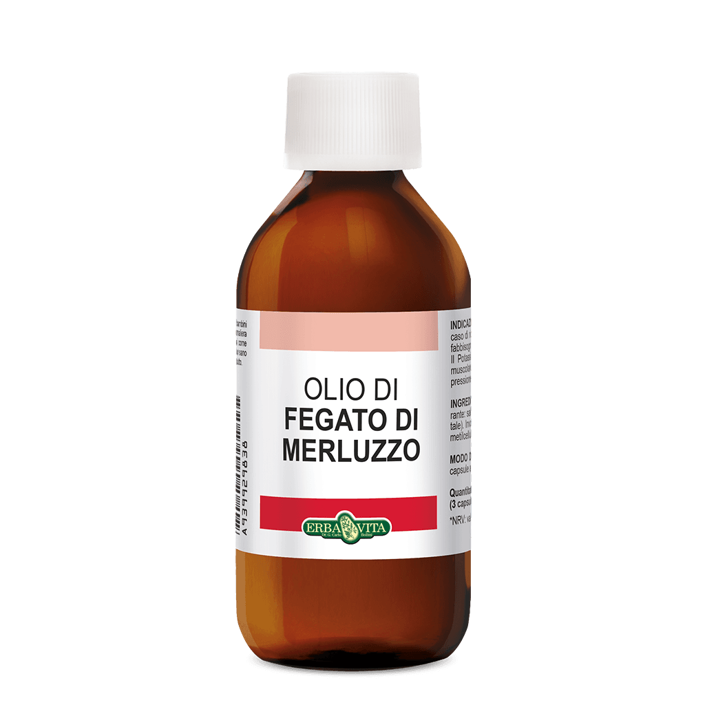 Omega-3 – 100 ml | Aceite de Hígado de Bacalao Erba Vita