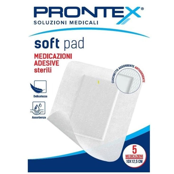 Prontex Soft Pad Medic 10x12,5 cm – 5 apósitos estériles