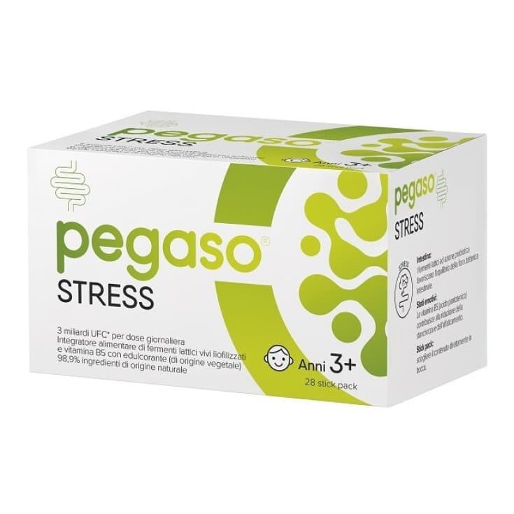 Probióticos con bacterias lácticas + Complejo de vitamina B – 28 sobres | Pegaso Stress