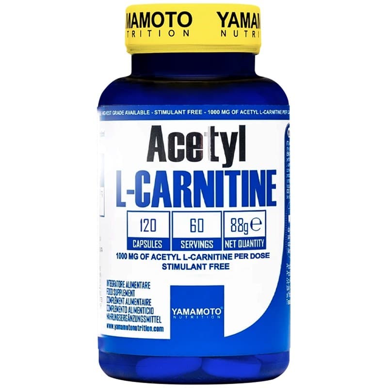 Yamamoto N-Acetil L-Carnitina – 120 Cápsulas