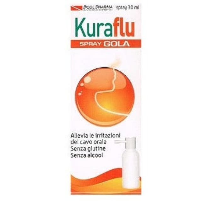 KuraFlu Spray – Spray para la Garganta