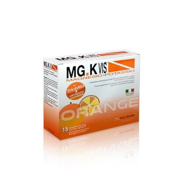 Magnesio + Potasio – 30 sobres | MGK Vis Magnesio Potassio Orange