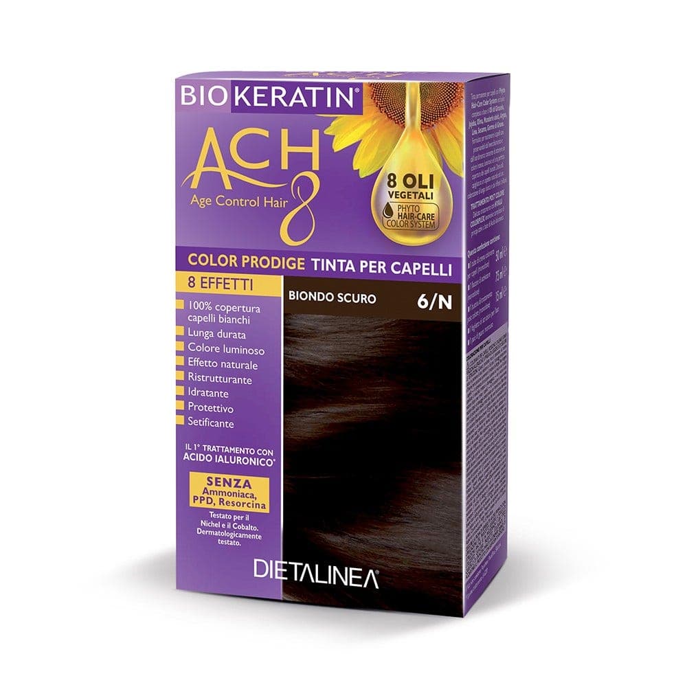 Biokeratin Ach8 – Tinte capilar 6/N Bio