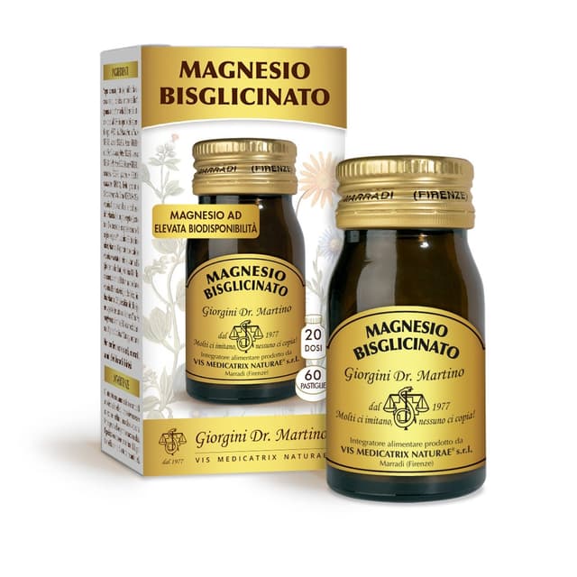 Magnesio Bisglicinato 206,25 mg + Vitamina B6 – 180 pastillas | Dr. Giorgini