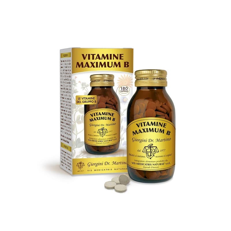 Vitaminas Maximum B – 180 pastillas