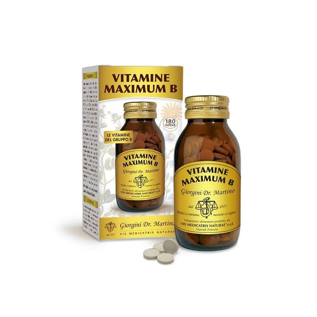 Vitaminas Maximum B – 180 pastillas