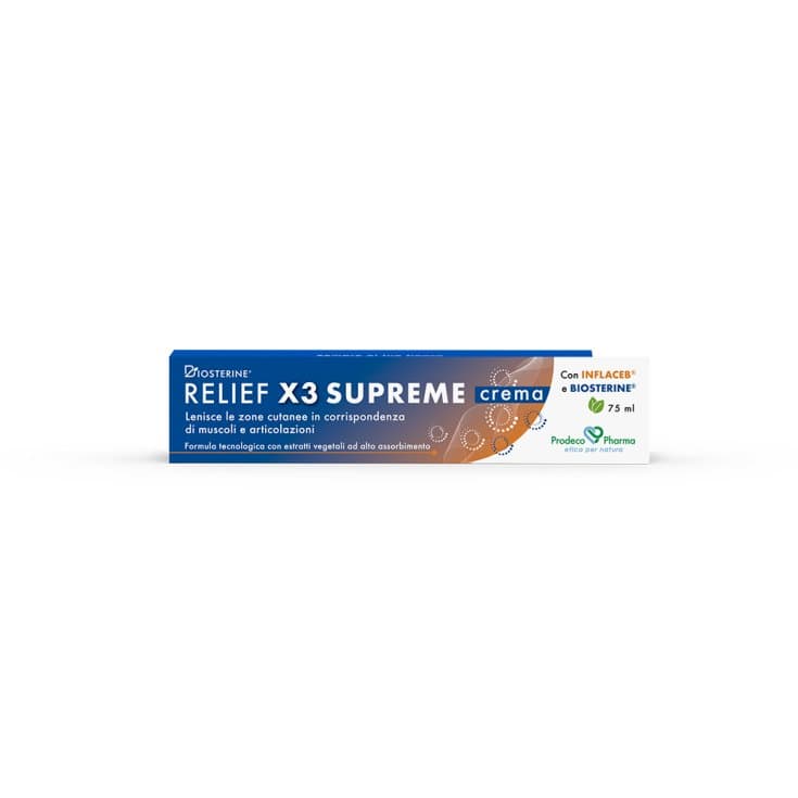Biosterine Relief X3 Supreme – Gel crema de masaje