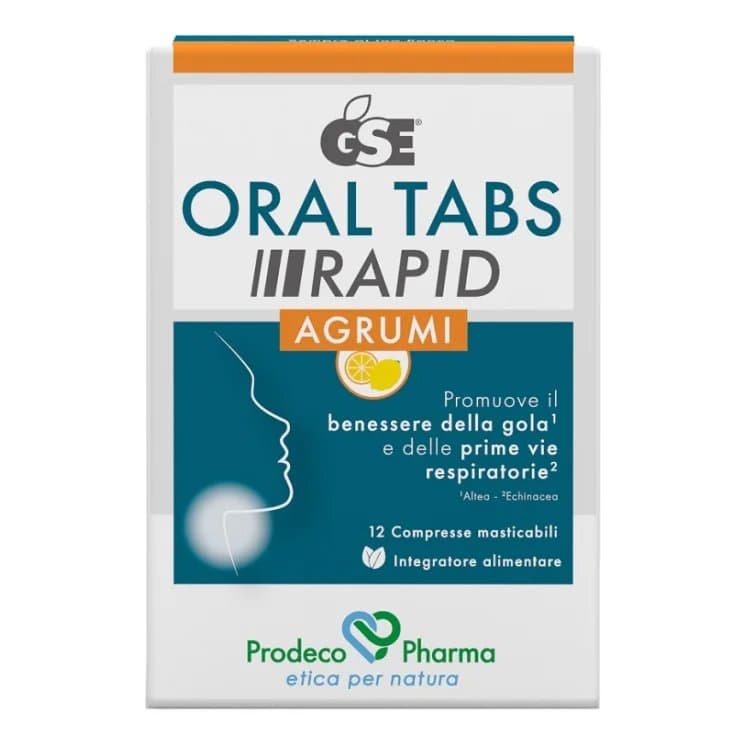 GSE Oral Tabs Rapid Agrum – 12 comprimidos