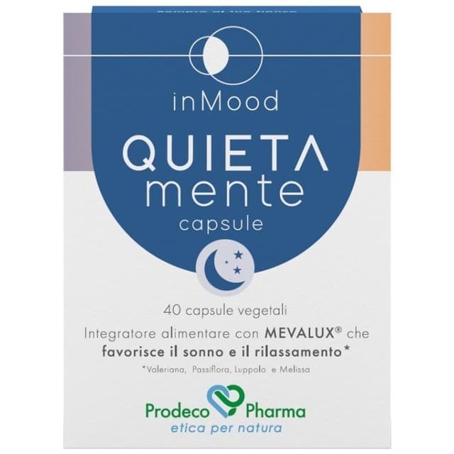 Valeriana + Pasiflora – 40 cápsulas PRODECO | InMood Quietamente