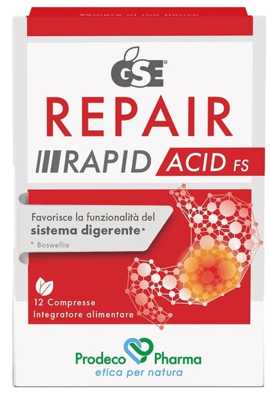 GSE Repair Rapid Acid FS – 12 comprimidos