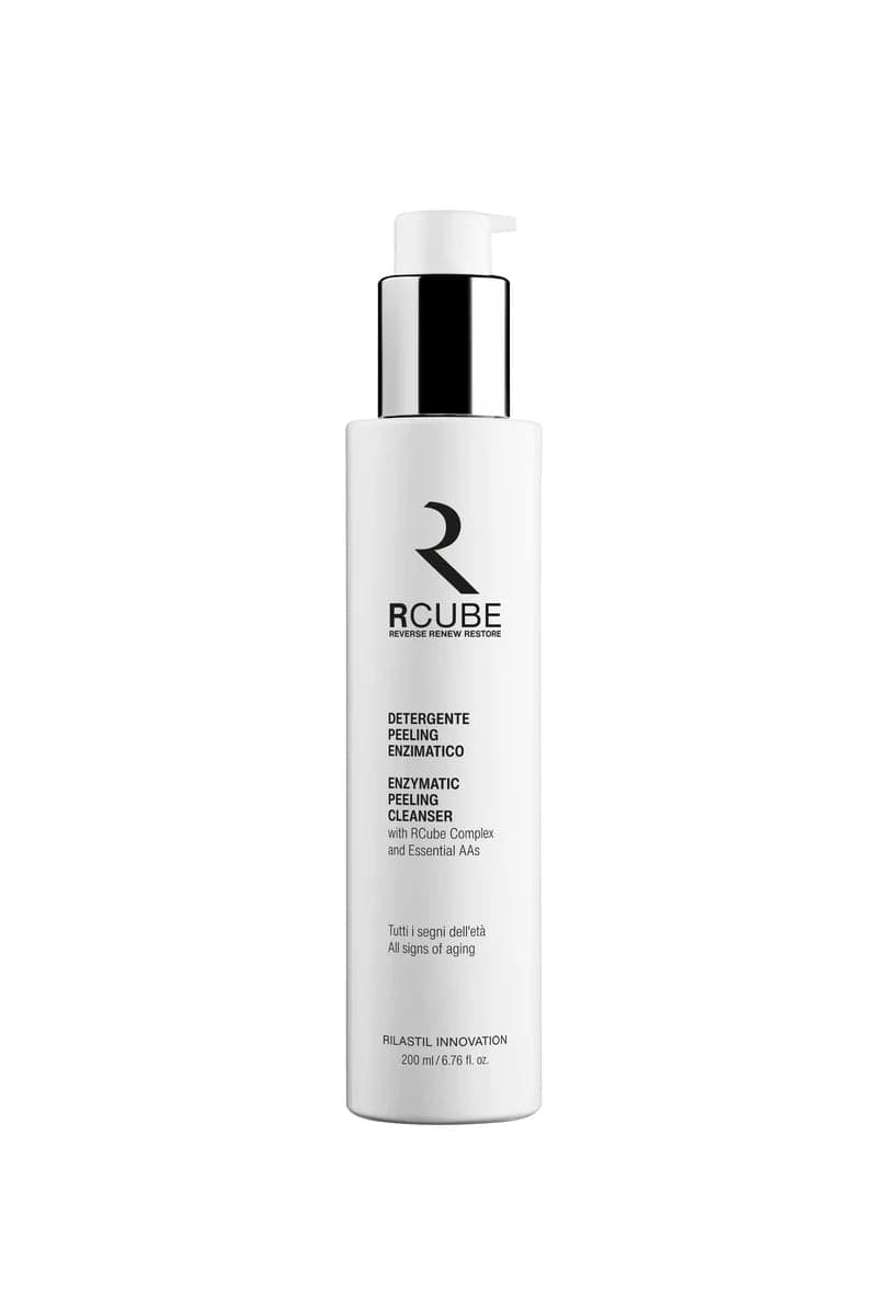 Rilastil RCube Gel Limpiador Exfoliante Enzimático – Gel facial