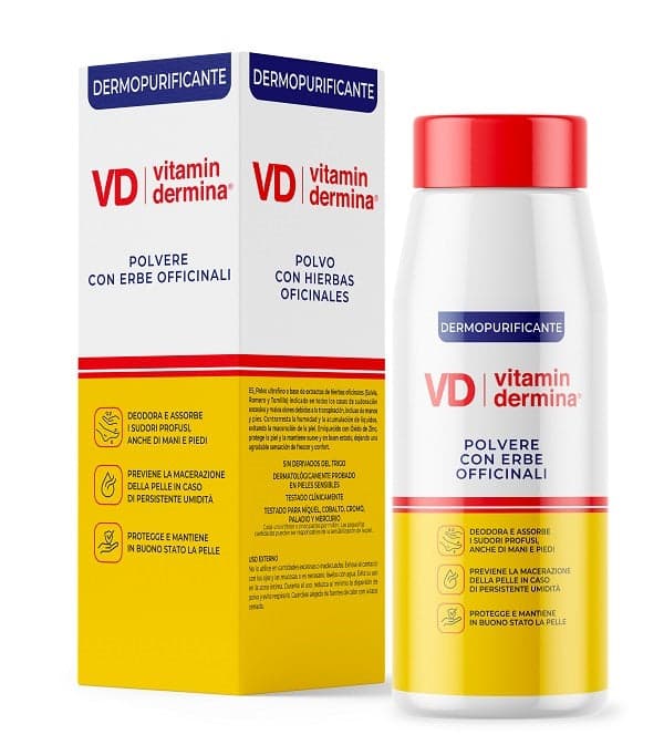 Vitamindermina Polvo de Hierbas – Polvo corporal