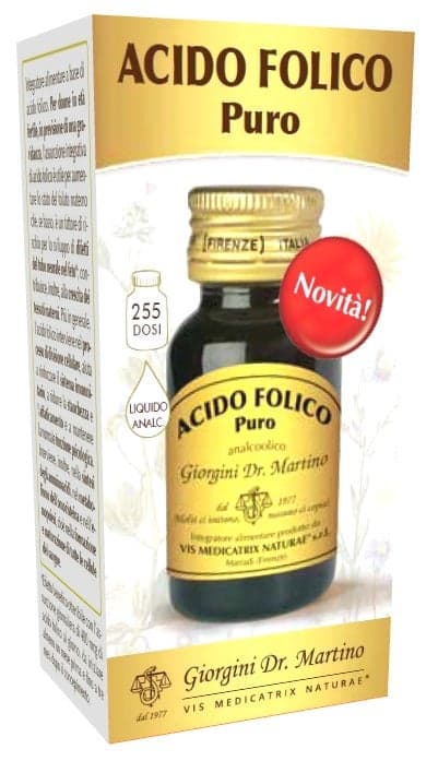 Ácido Fólico sin alcohol – 30 ml solución | Dr. Giorgini