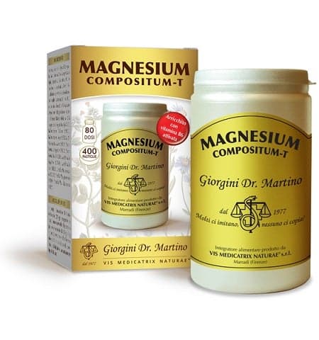 Magnesio + L-Glutamina – 400 pastillas | Dr. Giorgini Magnesio Compositum