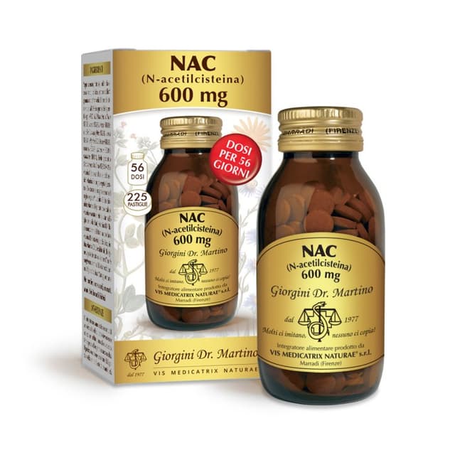 NAC 225 – 225 pastillas | Dr. Giorgini