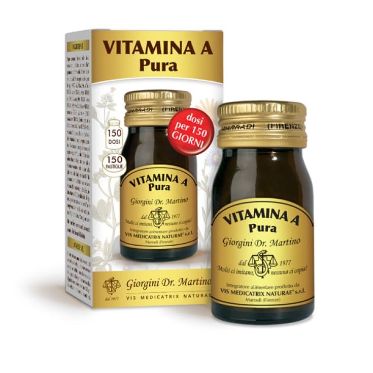 Vitamin A Pura – 150 pastillas | Dr. Giorgini