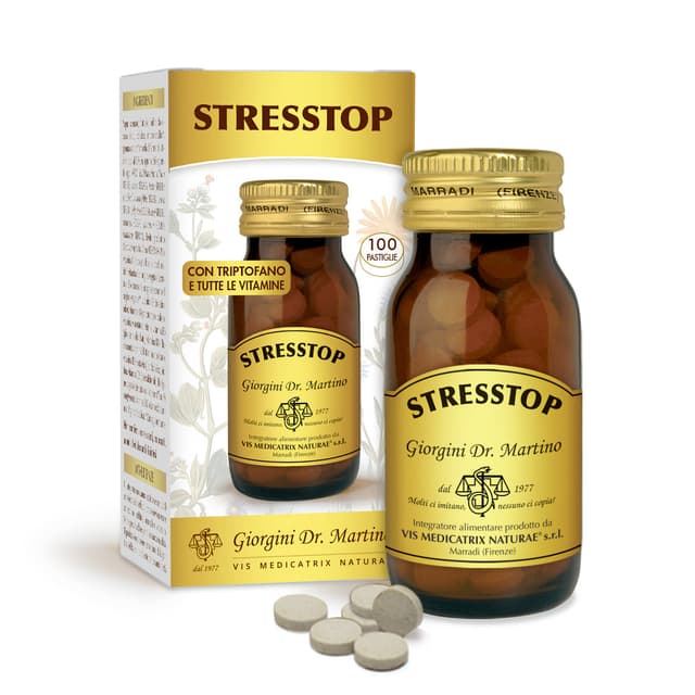 Stresstop Dr. Giorgini – Triptófano y SAMe – 100 pastillas